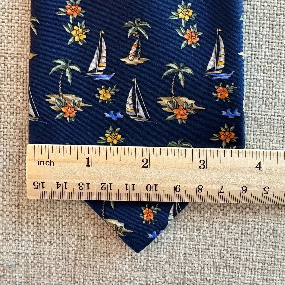 Lobster and Tropical Nautical Silk Ties - Coastal Preppy Bundle (2)